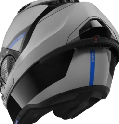 Shark Evo GT Sean Black Silver Blue KSB> Systeemhelmen