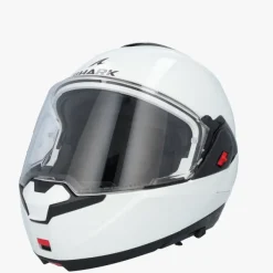 Shark OXO Blank W05> Systeemhelmen|Helmen Met Zonnevizier