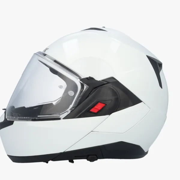 Shark OXO Blank W05> Systeemhelmen|Helmen Met Zonnevizier