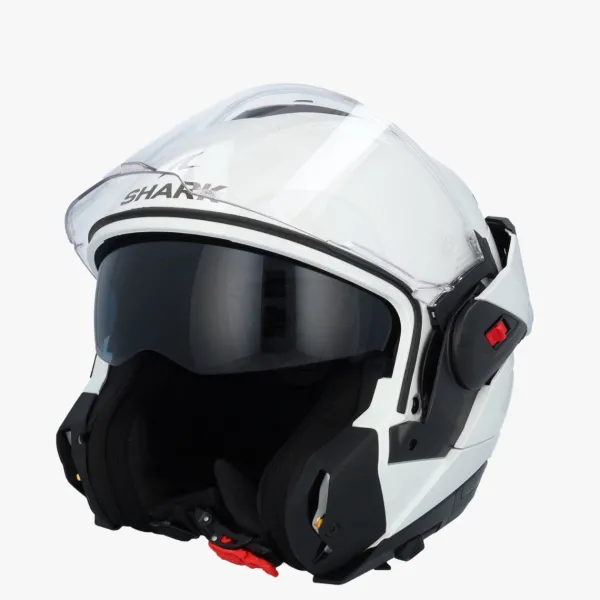 Shark OXO Blank W05> Systeemhelmen|Helmen Met Zonnevizier