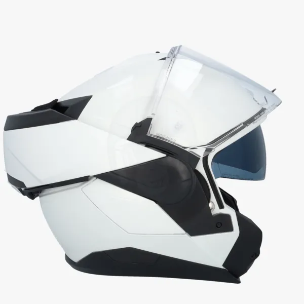 Shark OXO Blank W05> Systeemhelmen|Helmen Met Zonnevizier