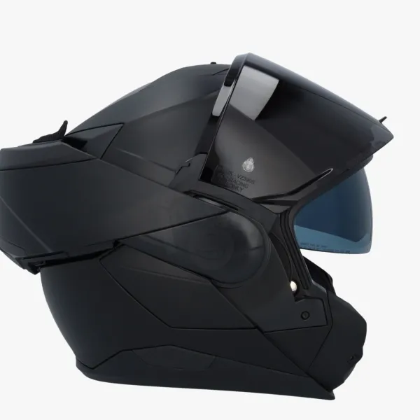 Shark OXO Dark Shadow Mat KMA> Systeemhelmen|Helmen Met Zonnevizier