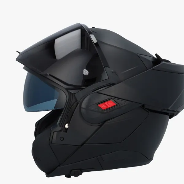 Shark OXO Dark Shadow Mat KMA> Systeemhelmen|Helmen Met Zonnevizier