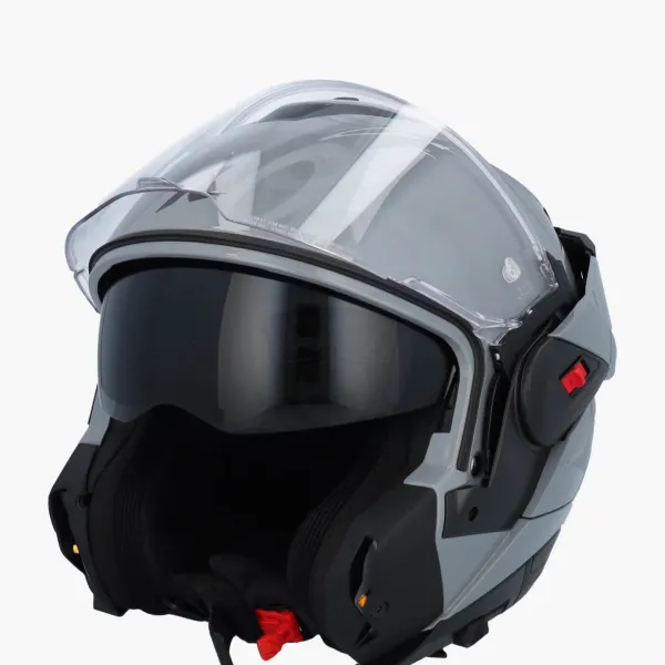 Shark OXO Dark Shadow S05> Systeemhelmen|Helmen Met Zonnevizier