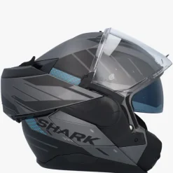 Shark OXO Rydger Mat ABK> Systeemhelmen|Helmen Met Zonnevizier