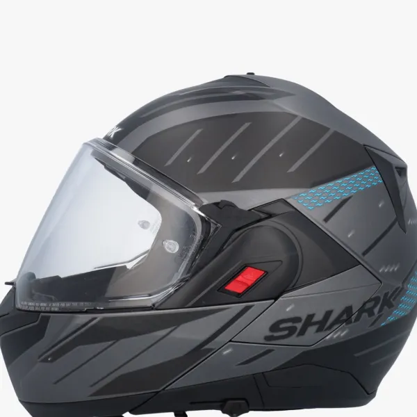 Shark OXO Rydger Mat ABK> Systeemhelmen|Helmen Met Zonnevizier