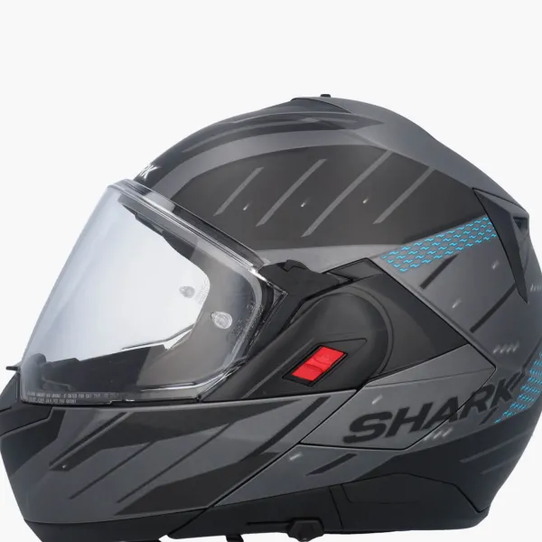 Shark OXO Rydger Mat ABK> Systeemhelmen|Helmen Met Zonnevizier