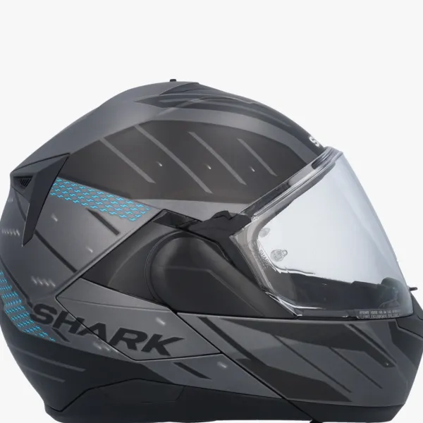 Shark OXO Rydger Mat ABK> Systeemhelmen|Helmen Met Zonnevizier