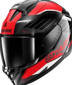 Shark Ridill 2 Bersek Black/Anthracite/Red KRA> Integraalhelmen|Helmen Met Zonnevizier