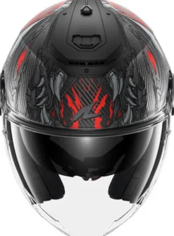 Shark RS Jet Carbon Shaytan Mat KRA> Helmen Met Zonnevizier|Bluetooth Helmen