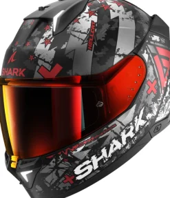 Shark Skwal i3 Hellcat Mat KUR> Integraalhelmen|Helmen Met Zonnevizier