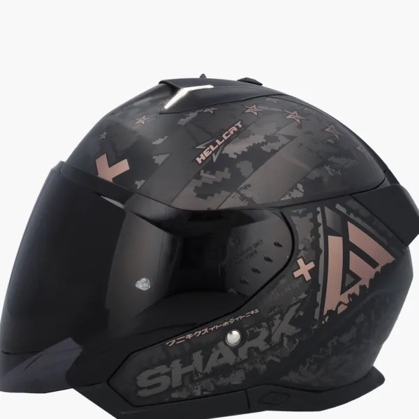 Shark Skwal I3 Jet Hellcat Mat KUA> Jethelmen|Bluetooth Helmen