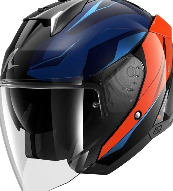 Shark Skwal i3 JET Mekarium KUO> Jethelmen|Bluetooth Helmen