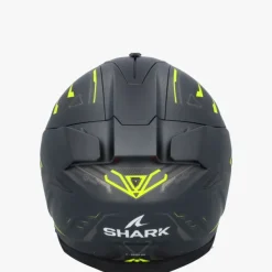 Shark Skwal I3 Linik Mat Anthracite/Yellow/Black AYK> Integraalhelmen|Helmen Met Zonnevizier