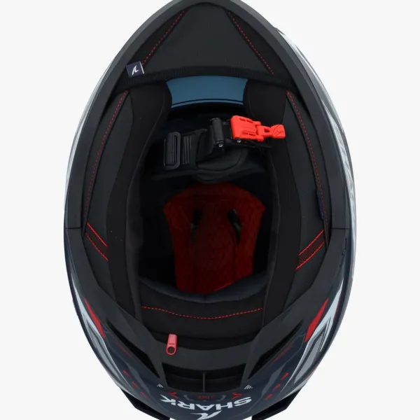 Shark Skwal I3 Linik Mat Blue/White/Red BWR> Integraalhelmen|Helmen Met Zonnevizier