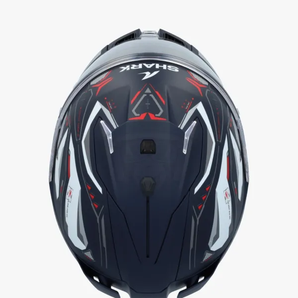 Shark Skwal I3 Linik Mat Blue/White/Red BWR> Integraalhelmen|Helmen Met Zonnevizier