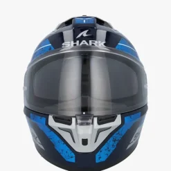 Shark Skwal I3 Rhad Blue/Chrom/Silver BUS> Integraalhelmen|Helmen Met Zonnevizier