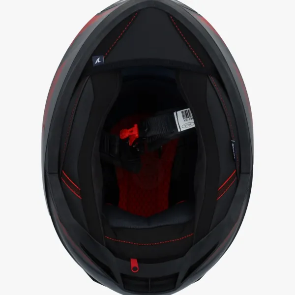 Shark Skwal I3 Rhad Mat Black/Chrom/Red KUR> Integraalhelmen|Helmen Met Zonnevizier