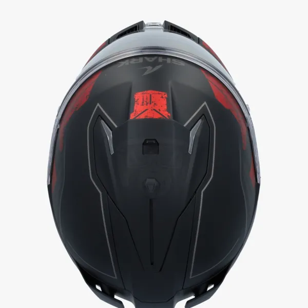 Shark Skwal I3 Rhad Mat Black/Chrom/Red KUR> Integraalhelmen|Helmen Met Zonnevizier