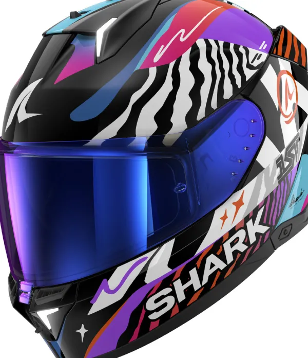Shark Skwal i3 Speed-Fancy KWO> Integraalhelmen|Bluetooth Helmen