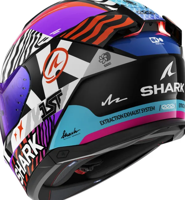 Shark Skwal i3 Speed-Fancy KWO> Integraalhelmen|Bluetooth Helmen