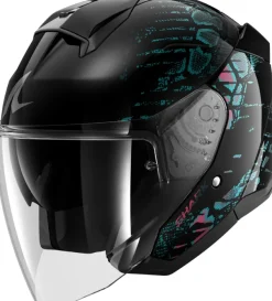 Shark Skwal JET Reptaia KVX> Jethelmen|Bluetooth Helmen