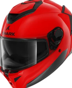 Shark Spartan GT Pro Blank Red RED> Integraalhelmen|Helmen Met Zonnevizier