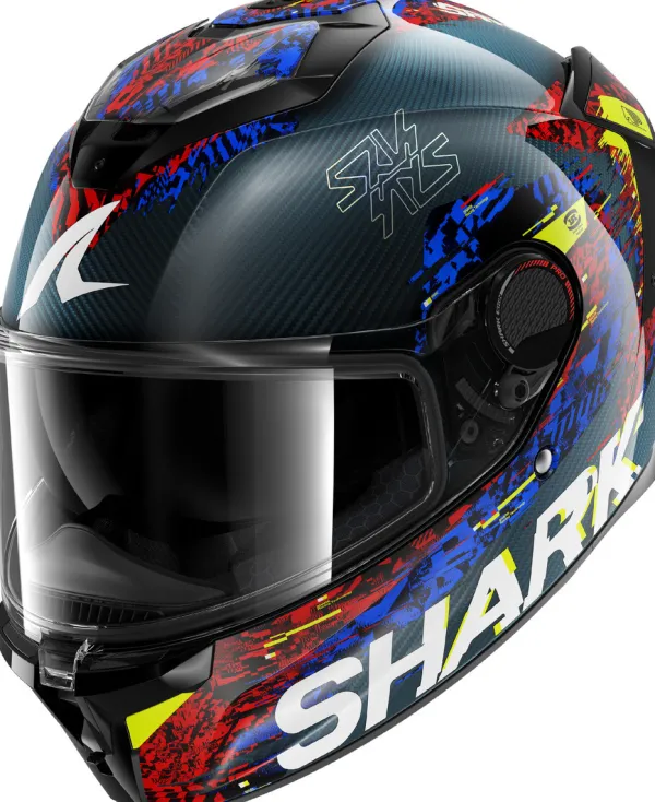 Shark Spartan GT PRO Carbon Speed-Vib DBR> Integraalhelmen|Bluetooth Helmen