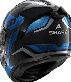 Shark Spartan GT Pro Ritmo Carbon Blue Chrome DBU><noscript><img width=