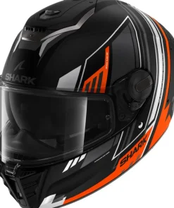 Shark Spartan RS Byhron Mat Black/Orange/Chrome KOU> Integraalhelmen|Helmen Met Zonnevizier