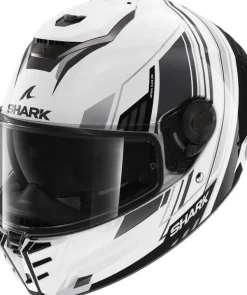 Shark Spartan RS Byhron White Black Chrome WKU> Integraalhelmen|Helmen Met Zonnevizier