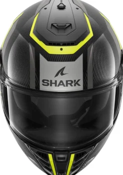 Shark Spartan RS Carbon Shawn Yellow Anthracite DYA> Helmen Met Zonnevizier|Race Helmen