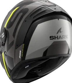 Shark Spartan RS Carbon Shawn Yellow Anthracite DYA> Helmen Met Zonnevizier|Race Helmen