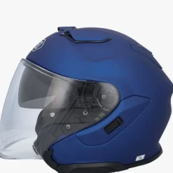 Shoei J-Cruise 3 Matt Blue Metalic> Helmen Met Zonnevizier|Bluetooth Helmen