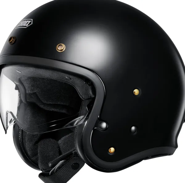 Shoei J.O2 Black> Retro Helmen|Jethelmen