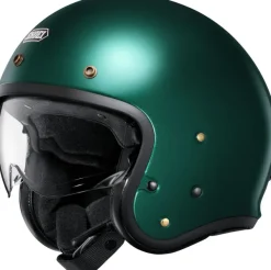 Shoei J.O2 British Green> Retro Helmen|Helmen Met Zonnevizier