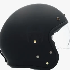 Shoei J.O2 Matt Black> Retro Helmen|Helmen Met Zonnevizier