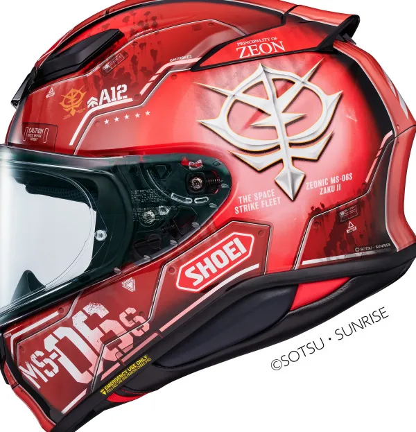 Shoei NXR 2 Ms-06S Char'S Zaku Ii TC-1> Integraalhelmen|Bluetooth Helmen