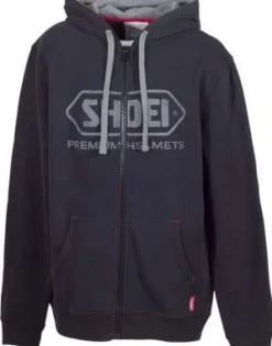 Shoei Zip Hoody Black> Motorhoodies|Motor Merchandise