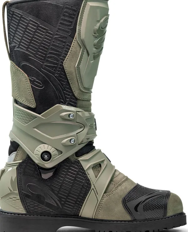 SIDI Adventure 2 GoreTex Boots Matt Green 199>Heren Heren Motorlaarzen|Adventure Motorlaarzen