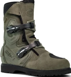 SIDI Mid Adventure 2 Gore-Tex Boots Matt Green 199>Heren Korte Motorlaarzen|Heren Motorlaarzen