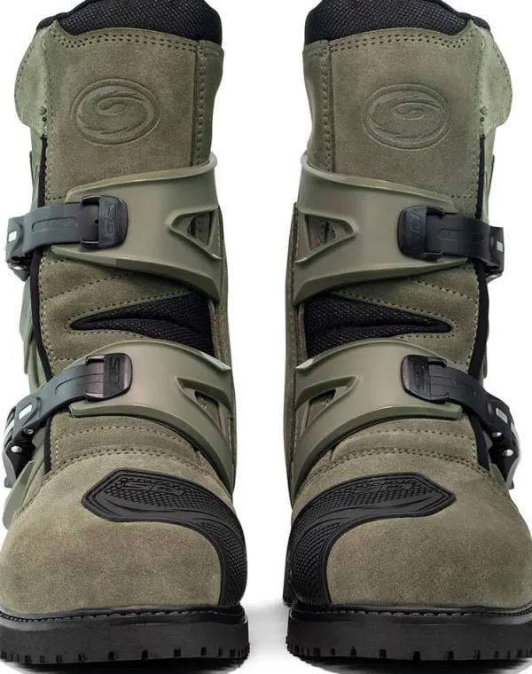 SIDI Mid Adventure 2 Gore-Tex Boots Matt Green 199>Heren Korte Motorlaarzen|Heren Motorlaarzen