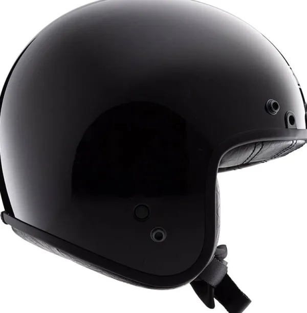 Simpson Chopper Solid Black 06> Jethelmen