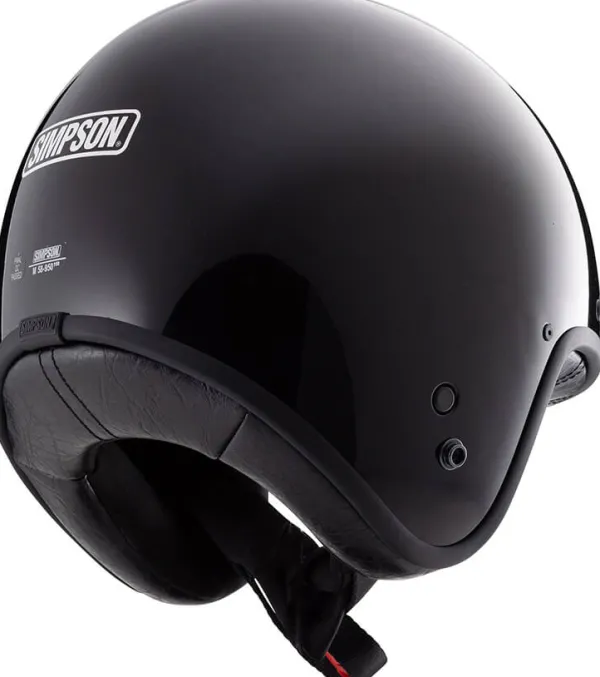 Simpson Chopper Solid Black 06> Jethelmen