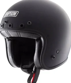 Simpson Chopper Solid Matt Black 06> Jethelmen