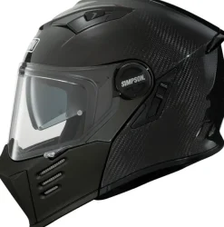 Simpson Darksome Carbon 06> Systeemhelmen|Helmen Met Zonnevizier