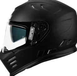 Simpson Venom Matt Black 06> Integraalhelmen|Helmen Met Zonnevizier