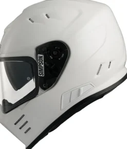 Simpson Venom White 06> Integraalhelmen|Helmen Met Zonnevizier