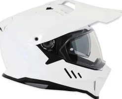 Simpson Xcursion Solid White 06> Adventure Helmen|Integraalhelmen