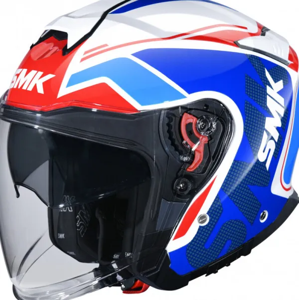 SMK GTJ Tourer White/Red> Jethelmen